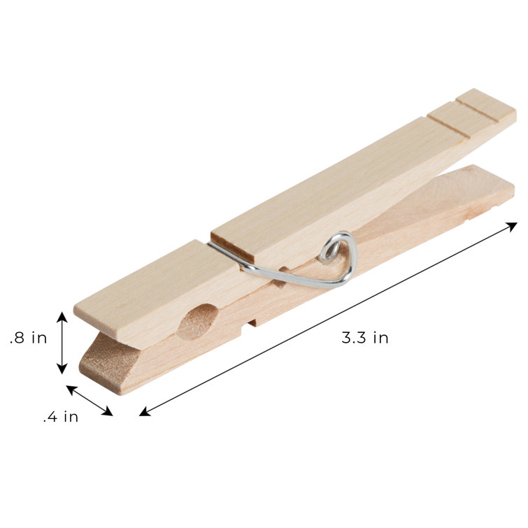 Wood clothespin online shelf